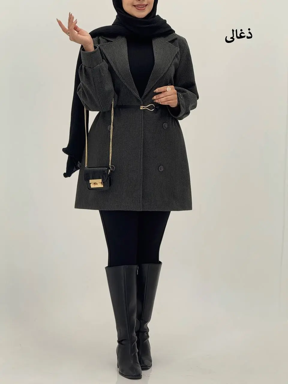 3591-پالتو فوتر دلناز